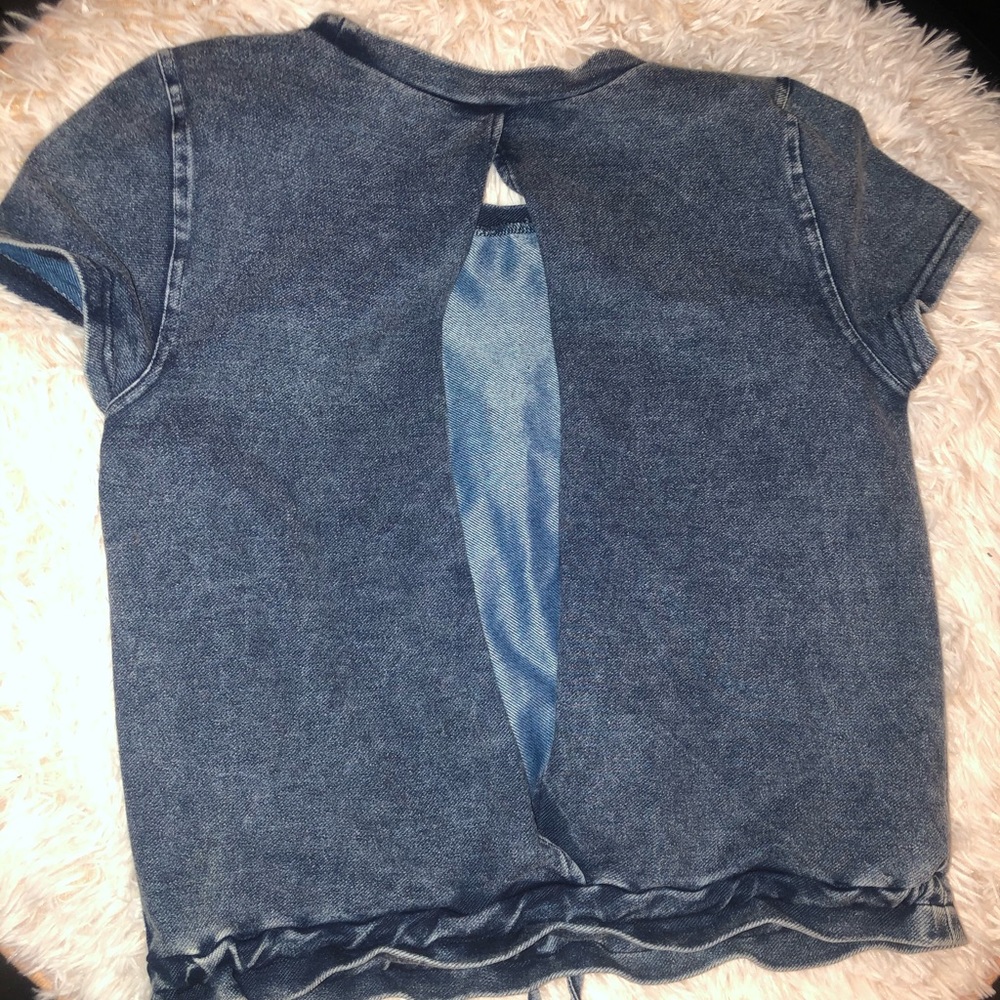 Denim top